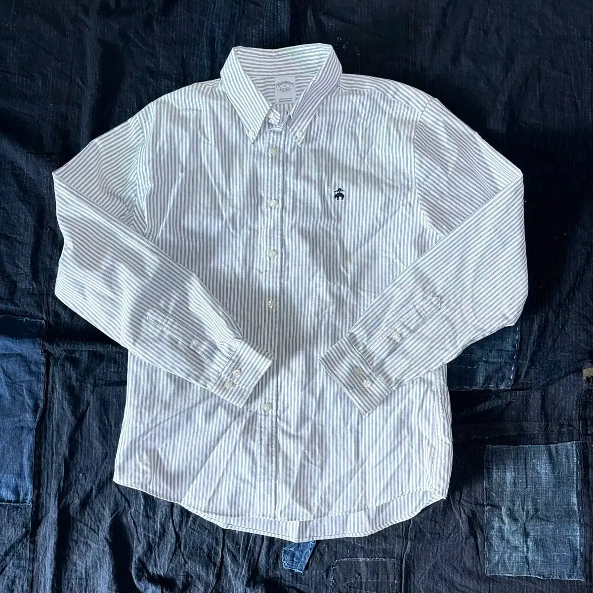 ブルックス ブラザーズ ストライプ オックスフォード シャツ XL