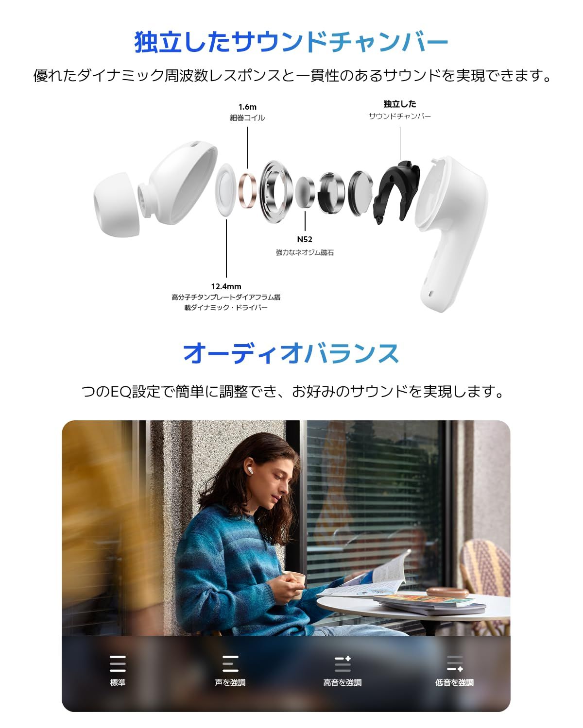 ワイヤレスイヤホン Redmi