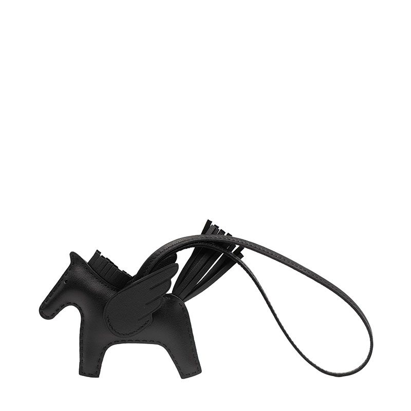 エルメス ロデオチャーム ペガサスPM バッグチャーム ブラック アニョーミロ レディース HERMES 205 40781