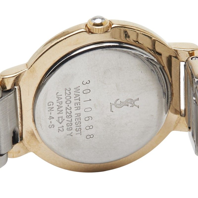  サンローラン シルバー ゴールド ステンレススチール メッキ レディース SAINT LAURENT 1-0241180 その他 時計