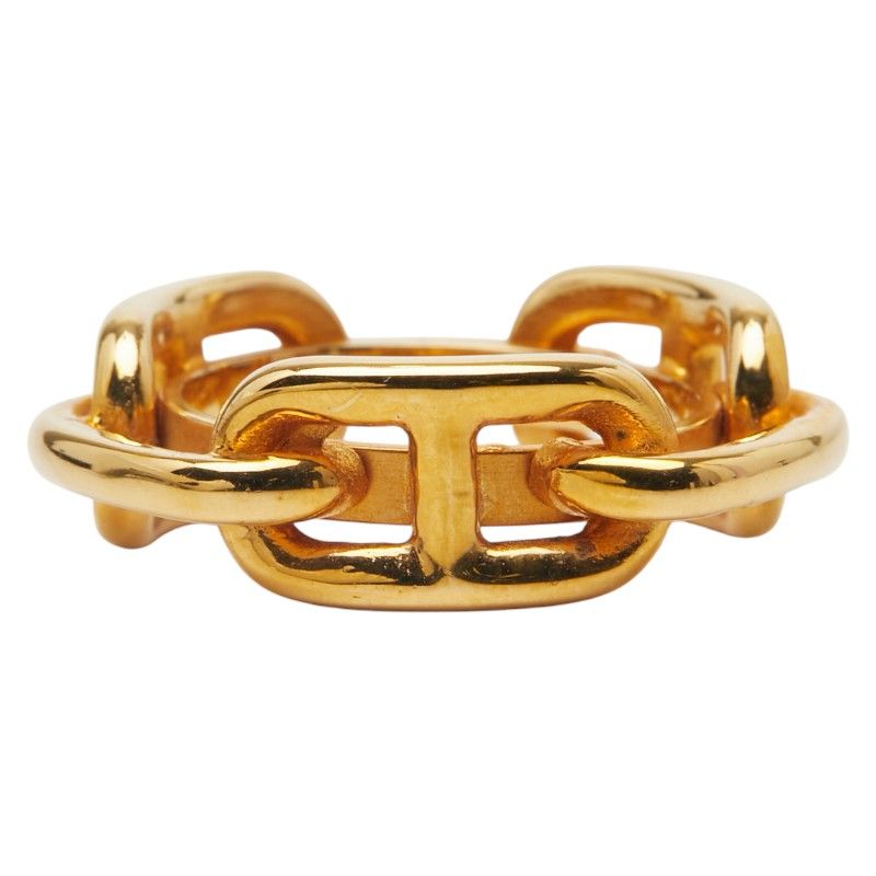 エルメス シェーヌダンクル ゴールド メッキ レディース HERMES 1-0242290