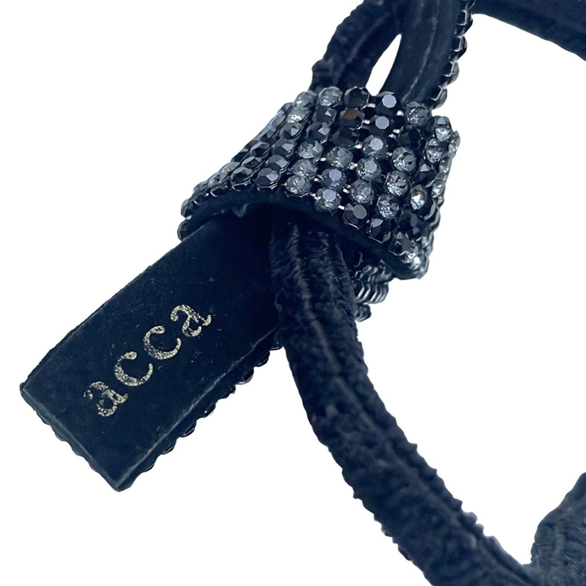 acca(アッカ) アクセサリー - 黒 ヘアゴム/リボン acca アッカ acca(アッカ) アクセサリー - 黒 ヘアゴム/リボン acca アッカ