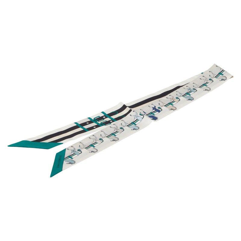 エルメス ツイリー Rocabar ホワイト マルチ レディース HERMES 1 0242354