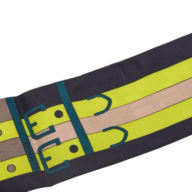 エルメス ツイリー Rocabar ネイビー マルチ レディース HERMES 1-0242355