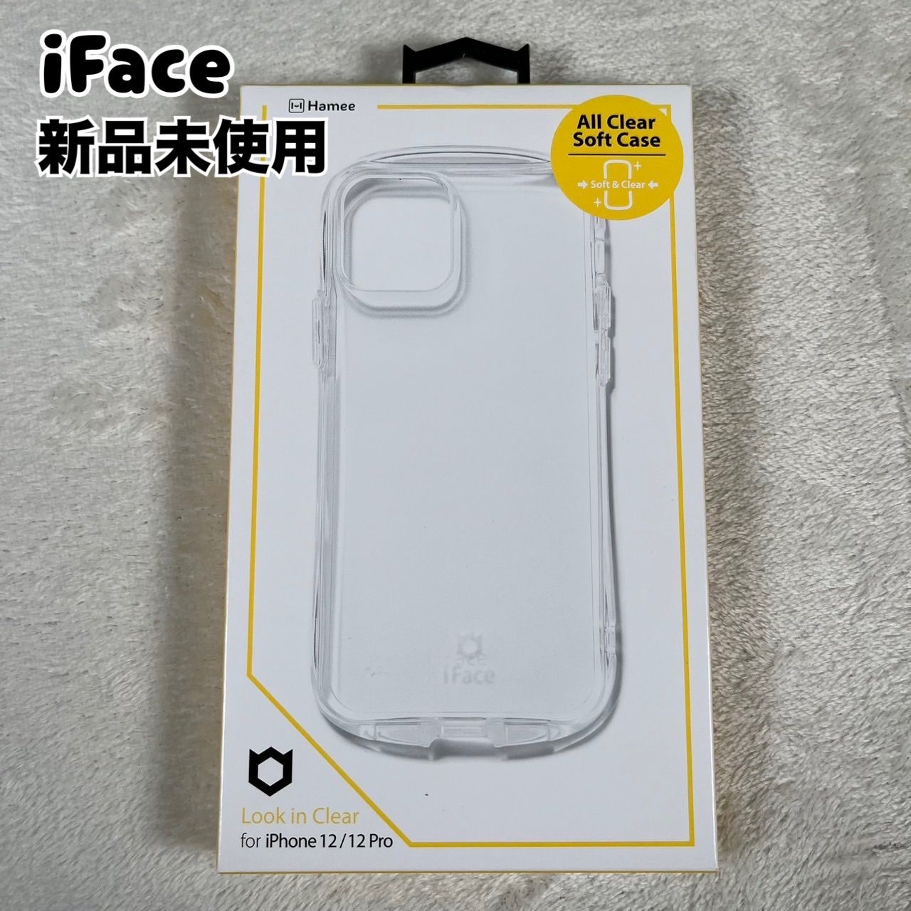 Y iFace Look in Clear Case for iPhone 12 12 Pro アイフォン12用 クリアケース 透明