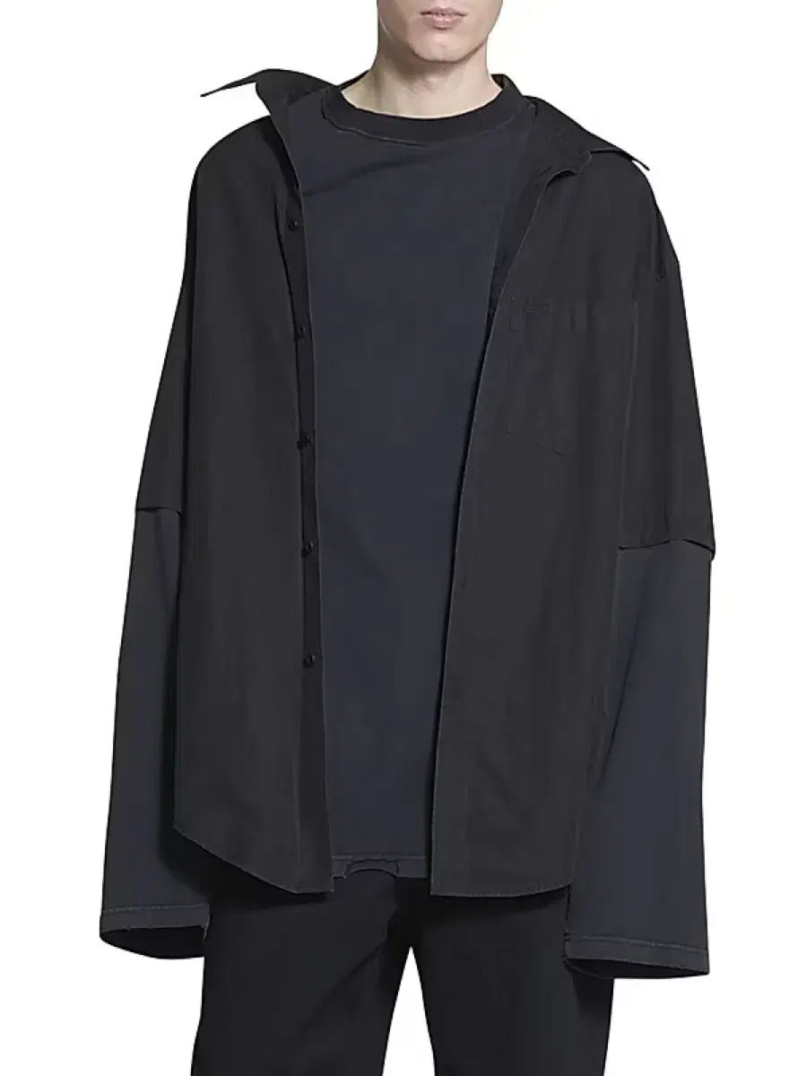 3 バレンシアガ トロンプルイユ シャツ