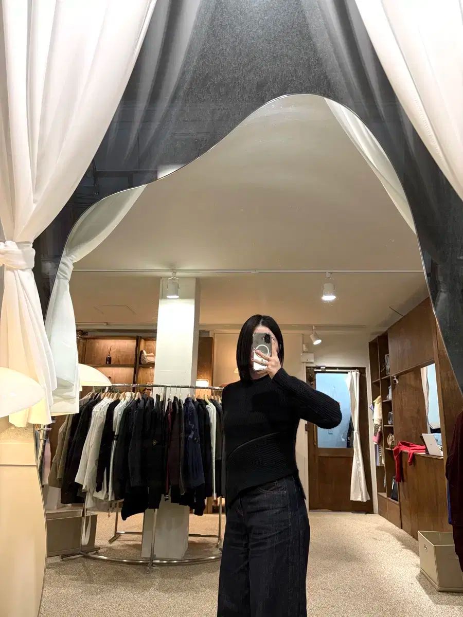 エンポリオアルマーニ サイド スリット アンゴラ ニット