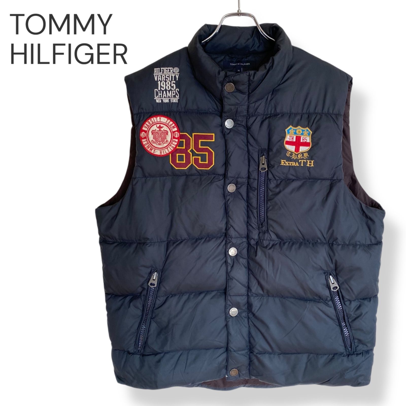 TOMMY HILFIGER トミーヒルフィガー ネイビー ダウンベスト 中綿
