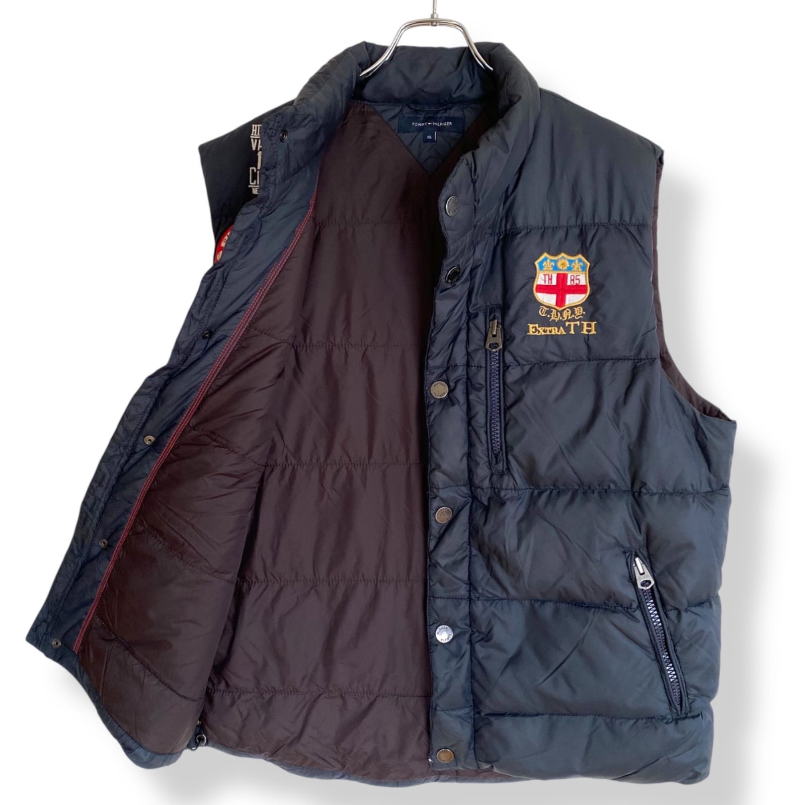 TOMMY HILFIGER トミーヒルフィガー ネイビー ダウンベスト 中綿