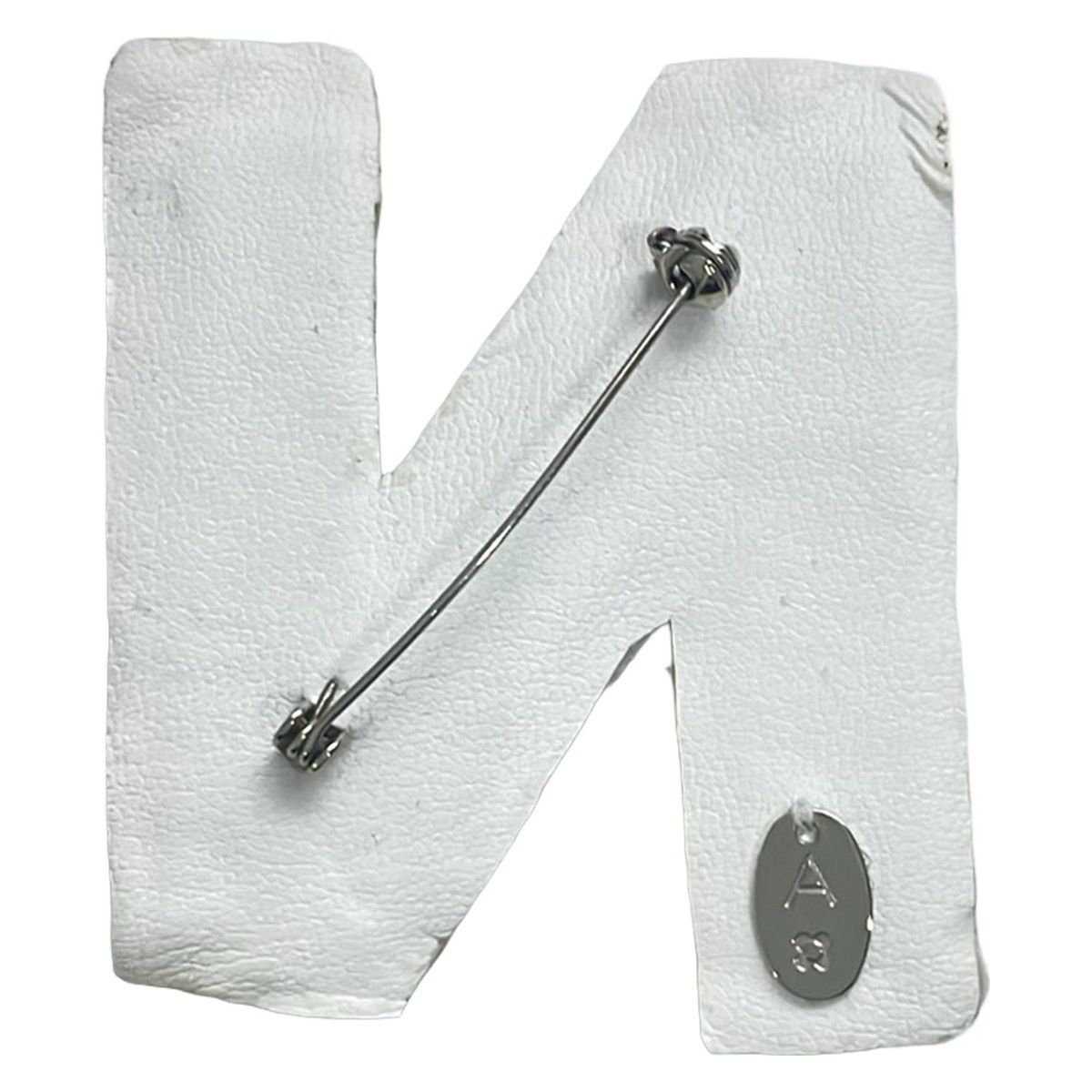 ANTEPRIMA アンテプリマ ブローチ - 白×クリア Nモチーフ