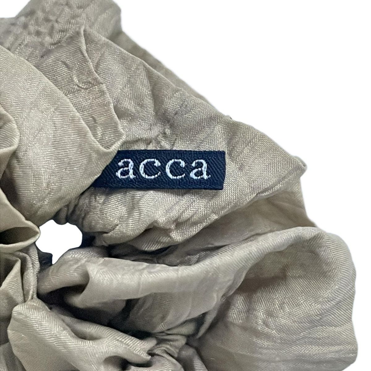 acca(アッカ) シュシュ美品 - ライトブラウン - メルカリ