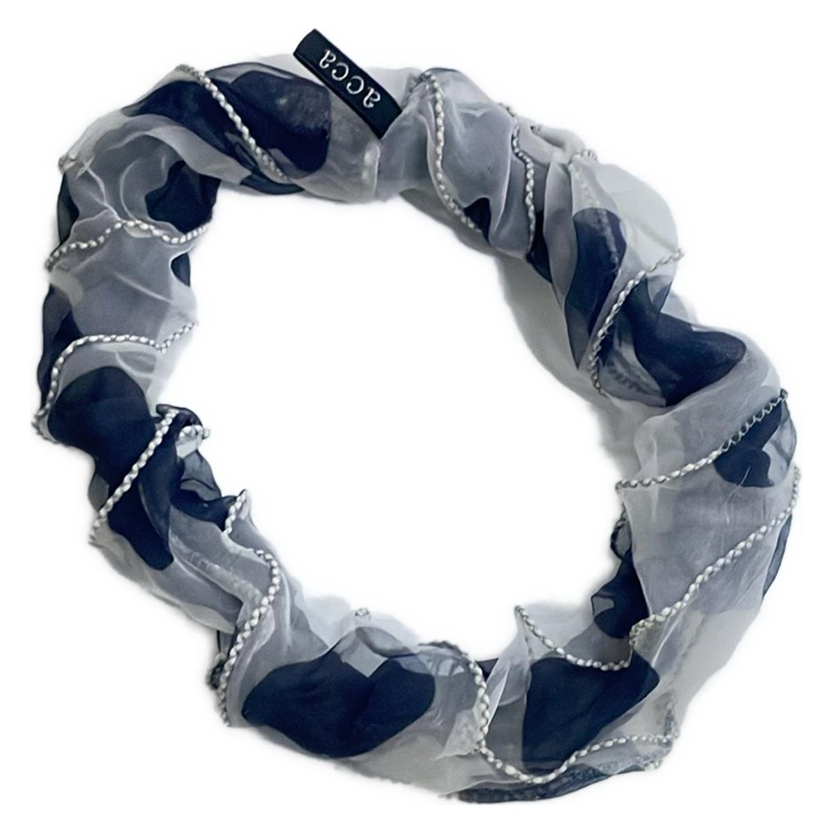 acca アッカ シュシュ - 白×黒