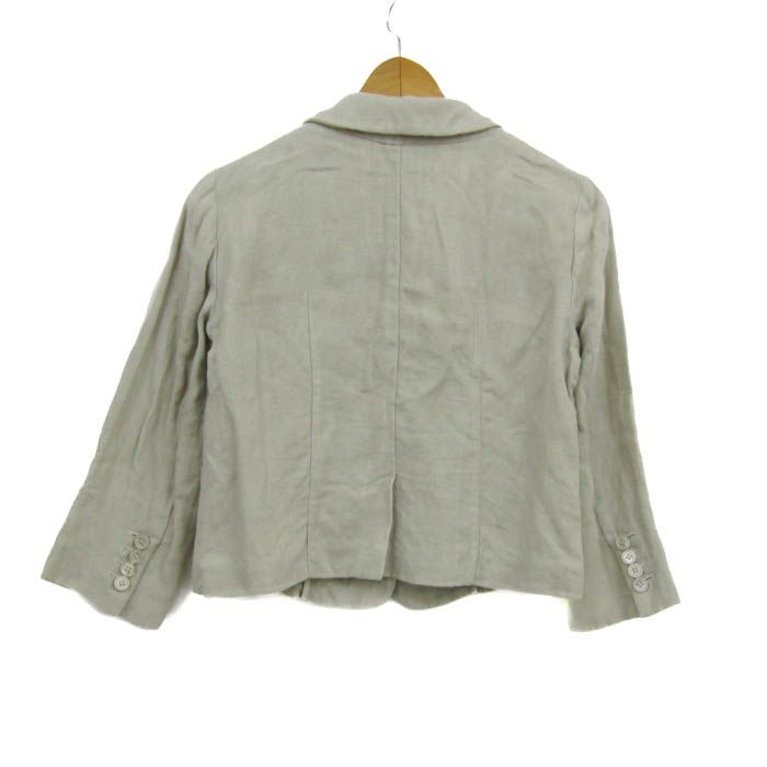 エス マックスマーラ テーラードジャケット リネン ブランド アウター レディース 38サイズ ベージュ S Max Mara