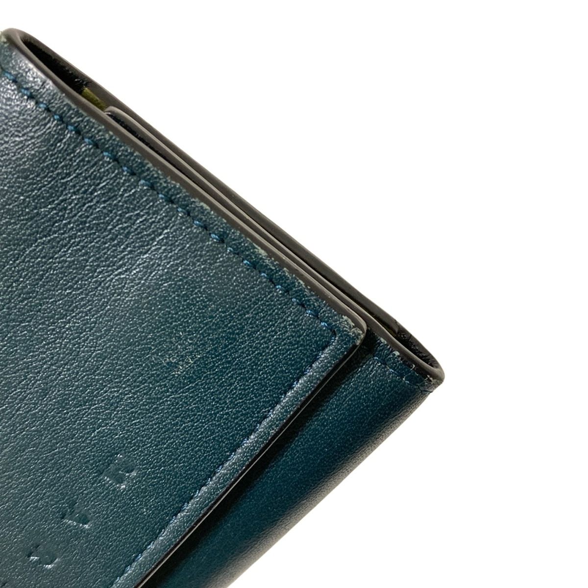  MARNI マルニ キーケース - ダークグリーン 6連フック レザー キーケース 小物