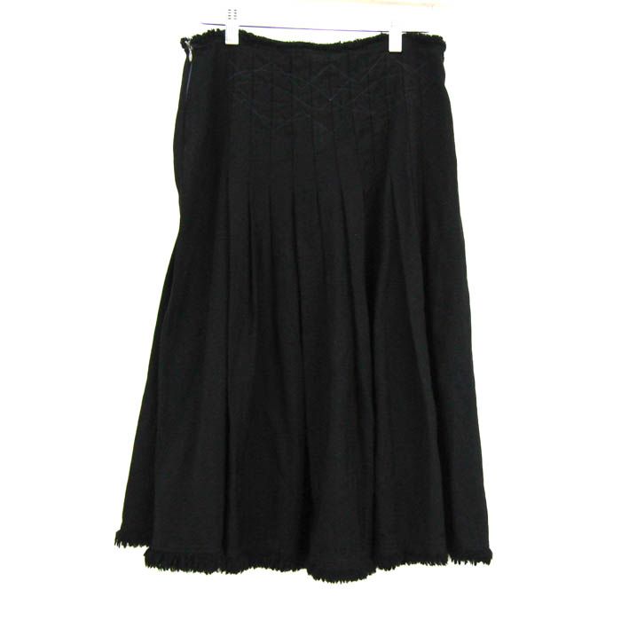 マックスマーラ フ スカート ウール ウィークエンド イタリア製 黒 レディース 38サイズ ブラック MAX MARA
