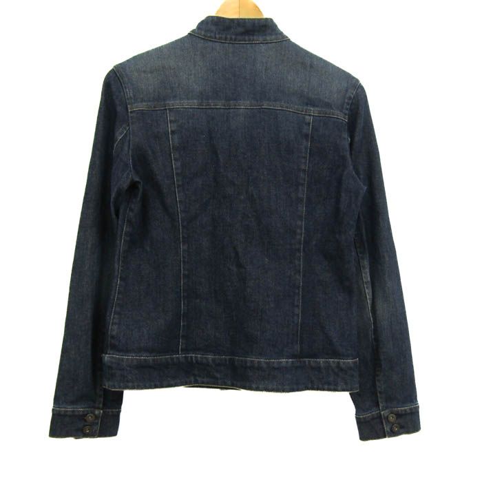 マックスマーラ デニムジャケット 大きいサイズ ストレッチ ブランド アウター レディース 42サイズ インディゴ MAX MARA