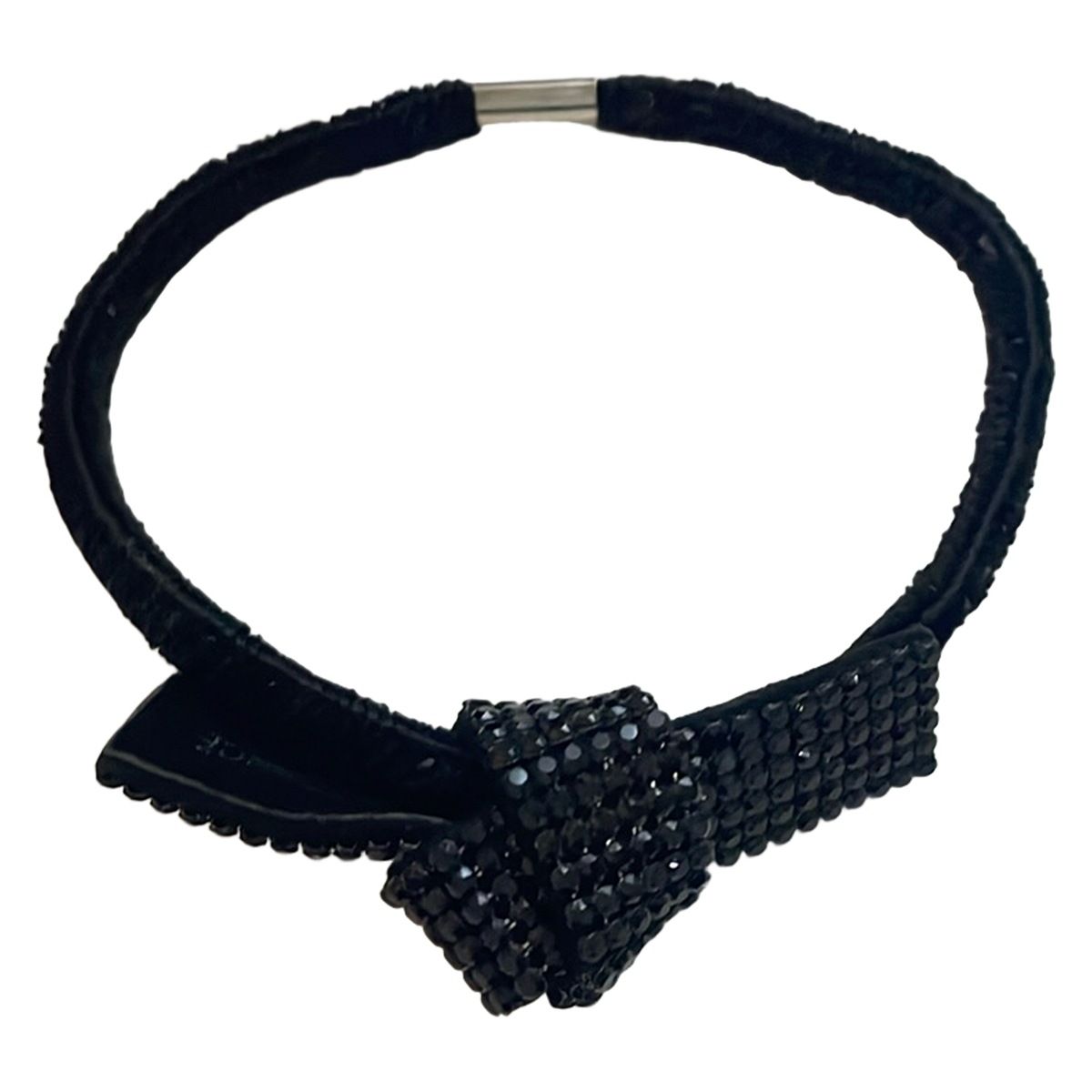 acca ヘアゴム リボン ブラック acca(アッカ) アクセサリー - 黒 ヘアゴム/リボン - メルカリ