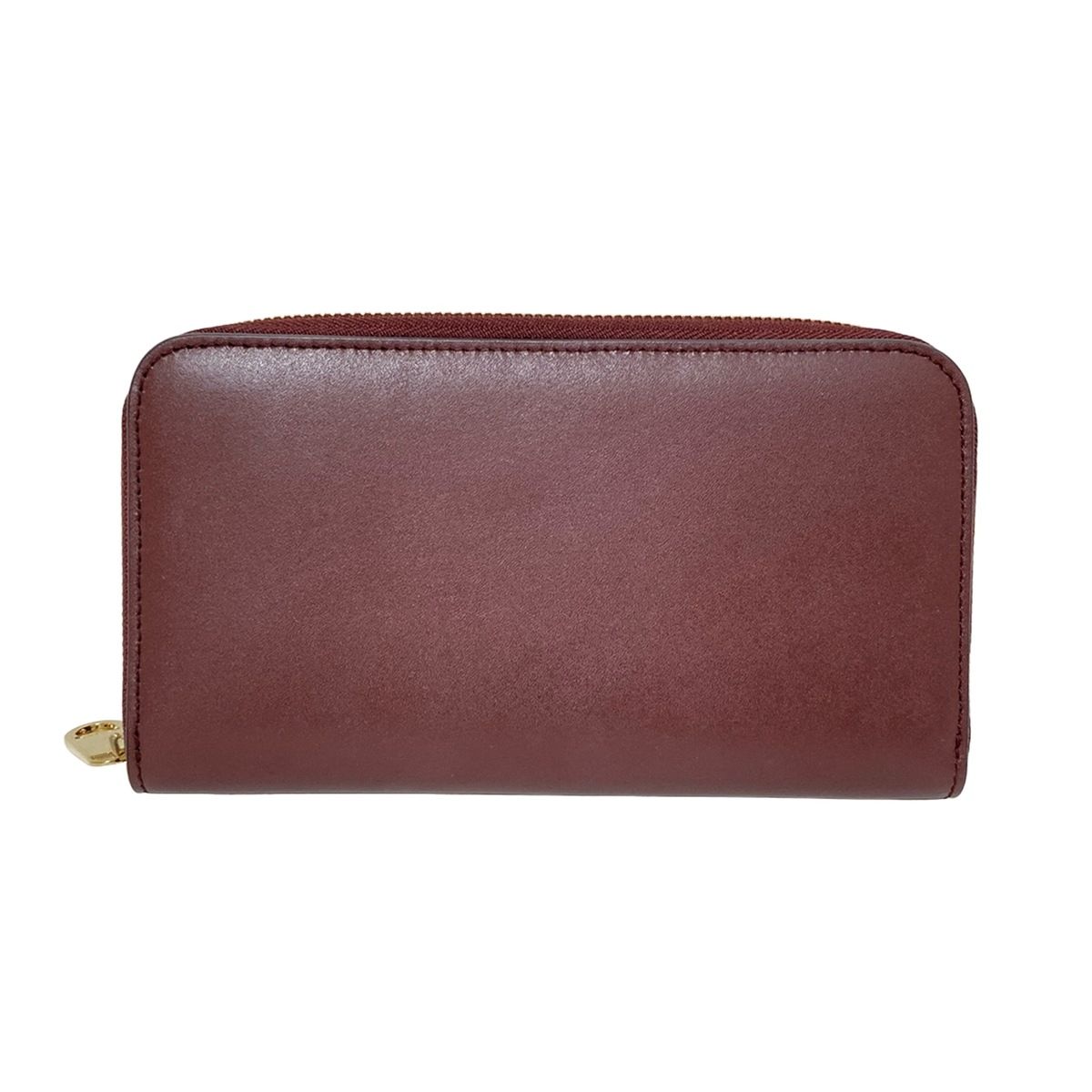 FERRAGAMO SalvatoreFerragamo サルバトーレフェラガモ 長財布 ガンチーニ ボルドー ラウンドファスナー レザー