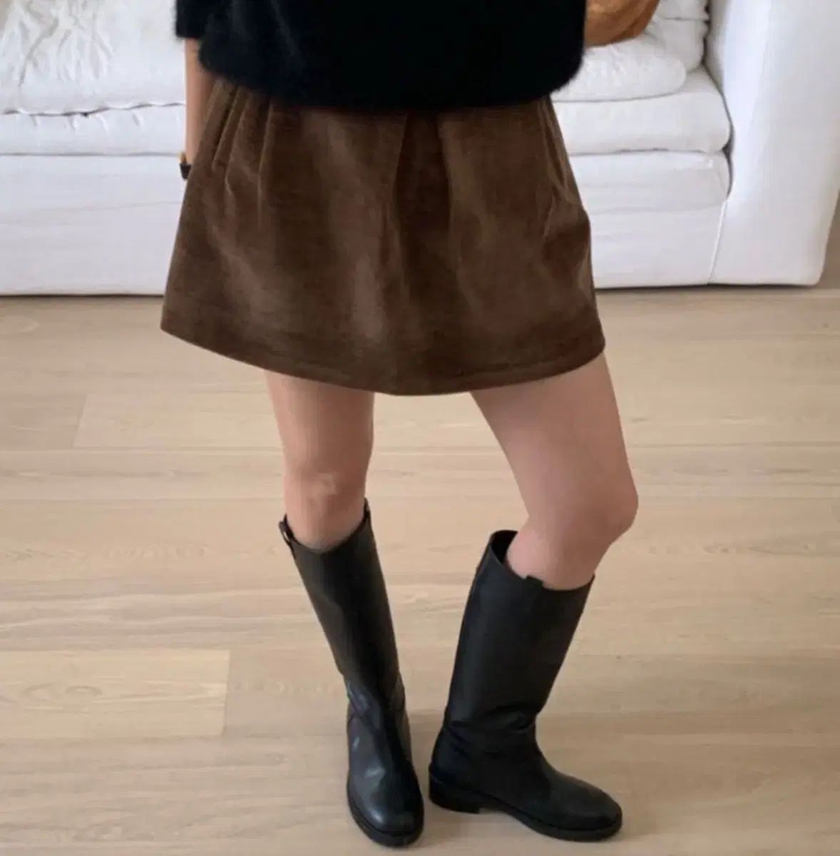 新 パユンダーズ ETUDE スカート ブラウン S