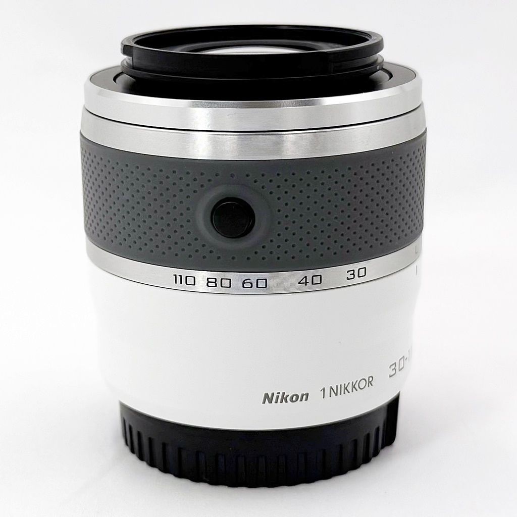 美品】ニコン Nikon 1 NIKKOR VR 30-110 F3.8-5.6 ホワイト 望遠ズーム