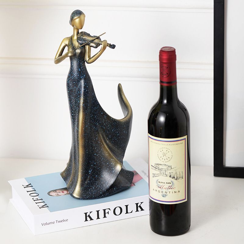 アイデア リビング ワインラック バイオリン オブジェ インテリア 玄関 酒棚 デコレーション ダイニングテーブル テレビボード