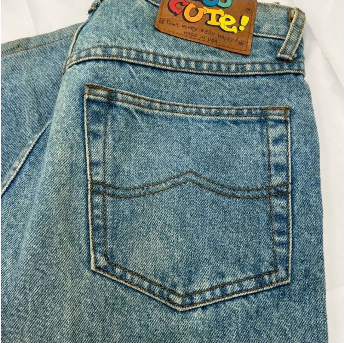 刺繍デニムパンツ Sサイズ