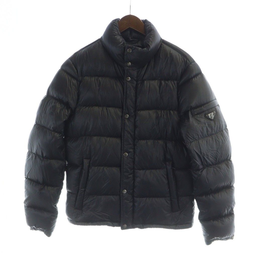 プラダ PRADA SGJ258 ダウンジャケット ジップアップ トライアングル
