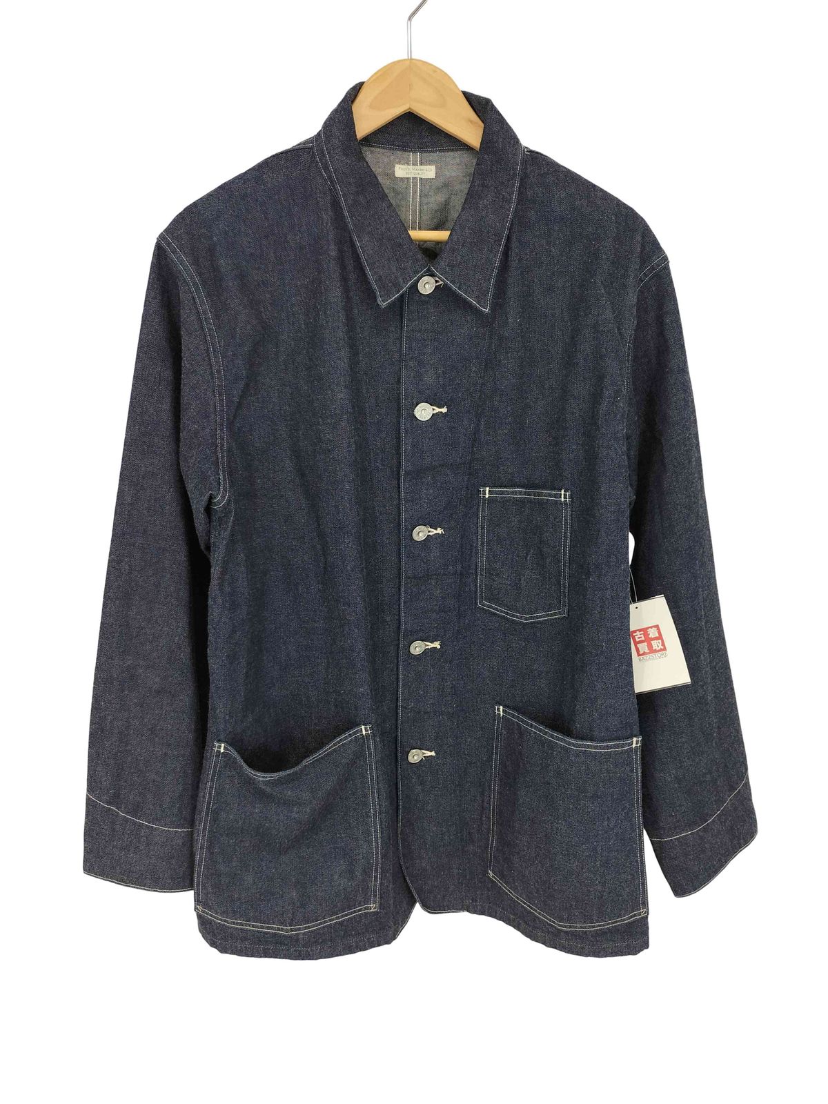 フィグベルメーカーズアンドコー PHIGVEL MAKERS & Co. DENIM CHORE JACKET メンズ JPN 2