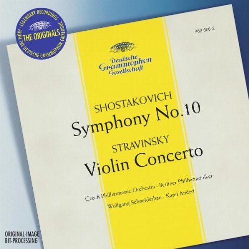 CD Shostakovich Symphony No.10 Stravinsky Violin Concert