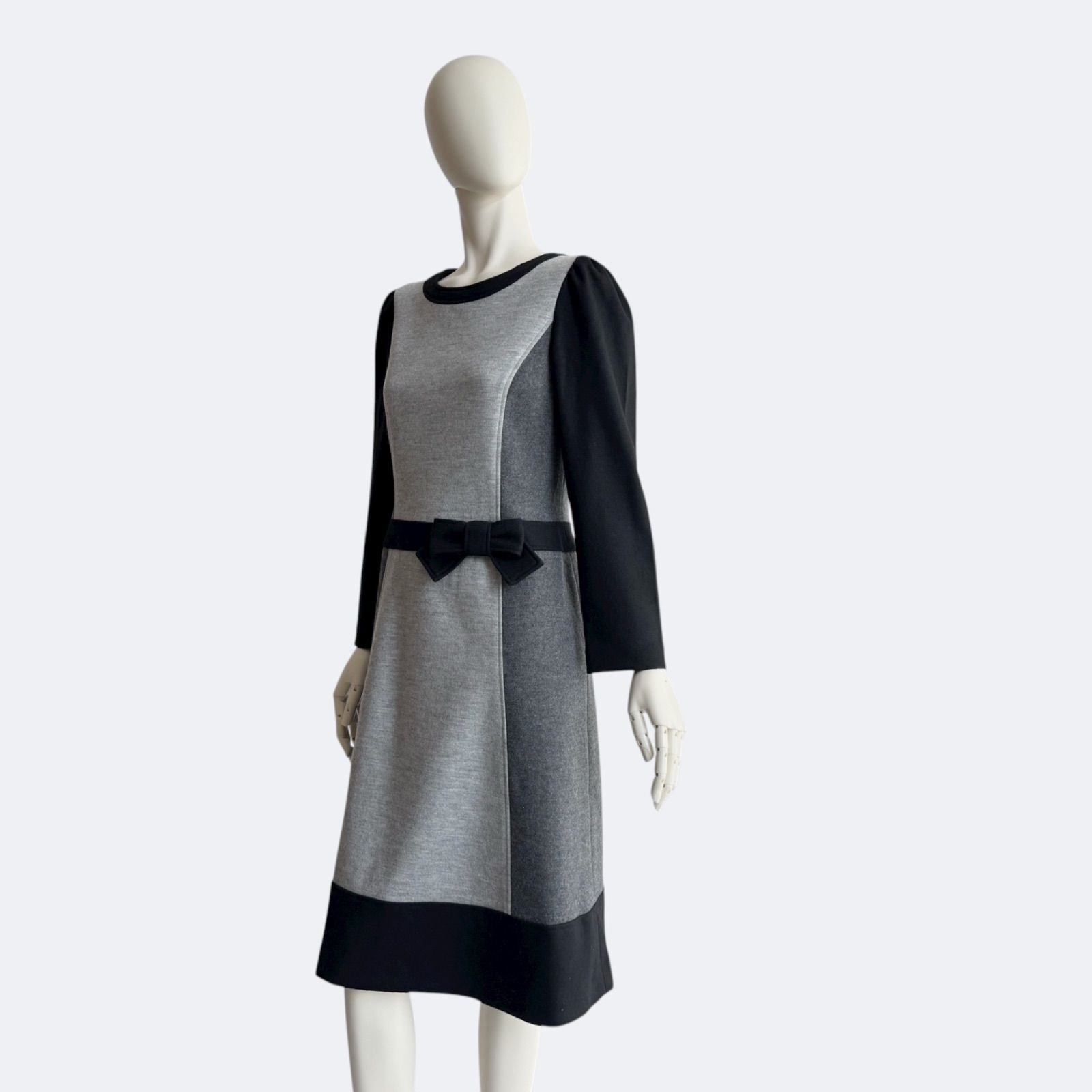 M’S GRACY エムズグレイシー ワンピース リボン ウール 長袖