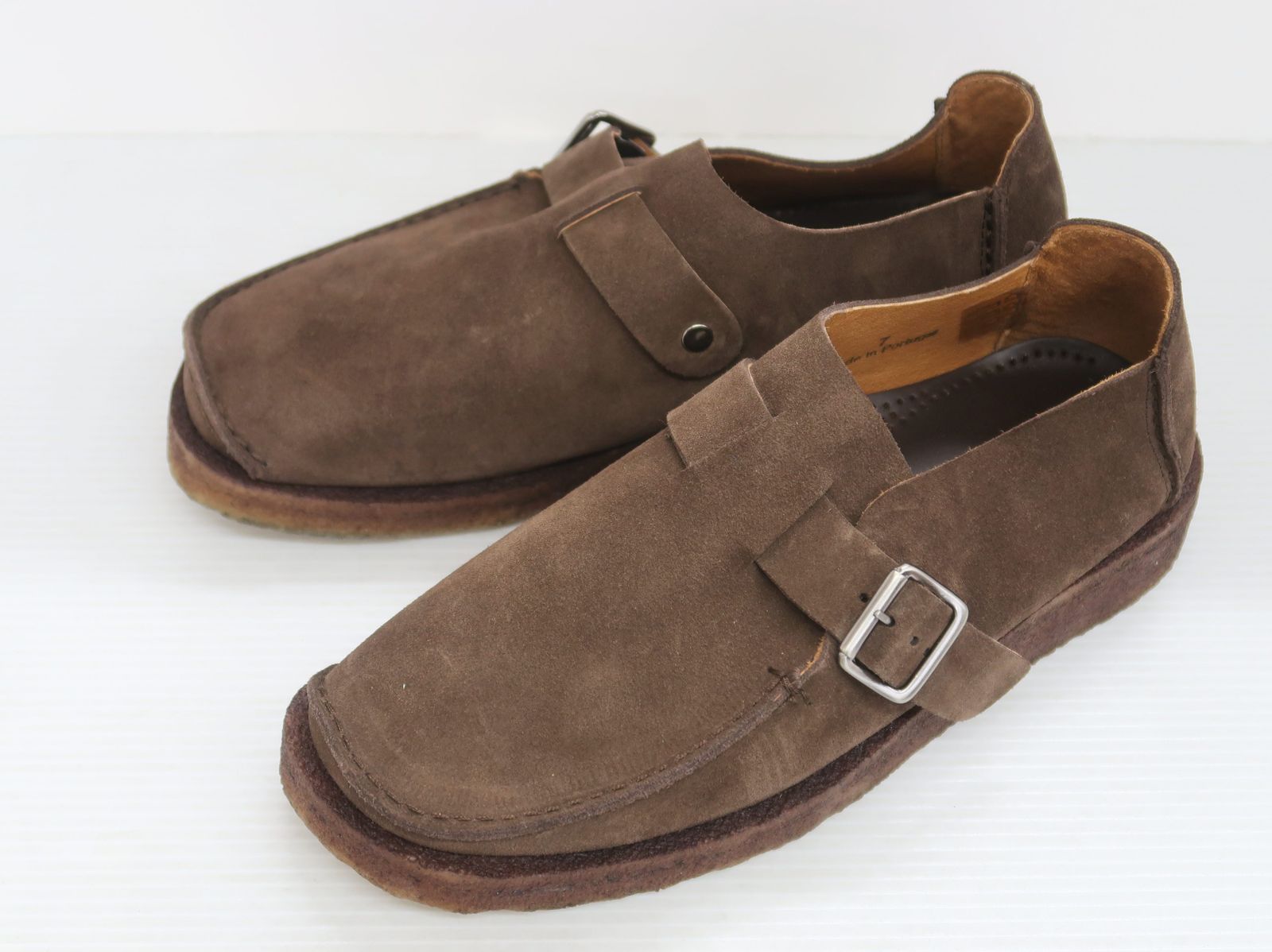 Padmore Barnes パドモア バーンズ ARRAN アラン スエード モカシンシューズ 7