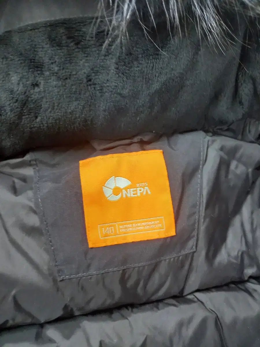  NEPA ネパ キッズ ロングダウンジャケット ロング丈 140 ブラック その他 ジャケット ブルゾン