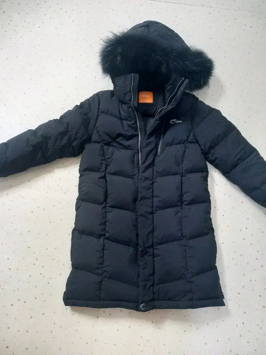 NEPA ネパ キッズ ロングダウンジャケット ロング丈 140 ブラック