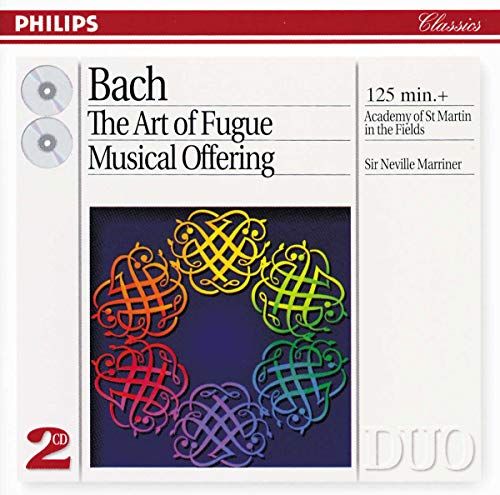 CD Art of Fugue Musical Offering Neville Marriner