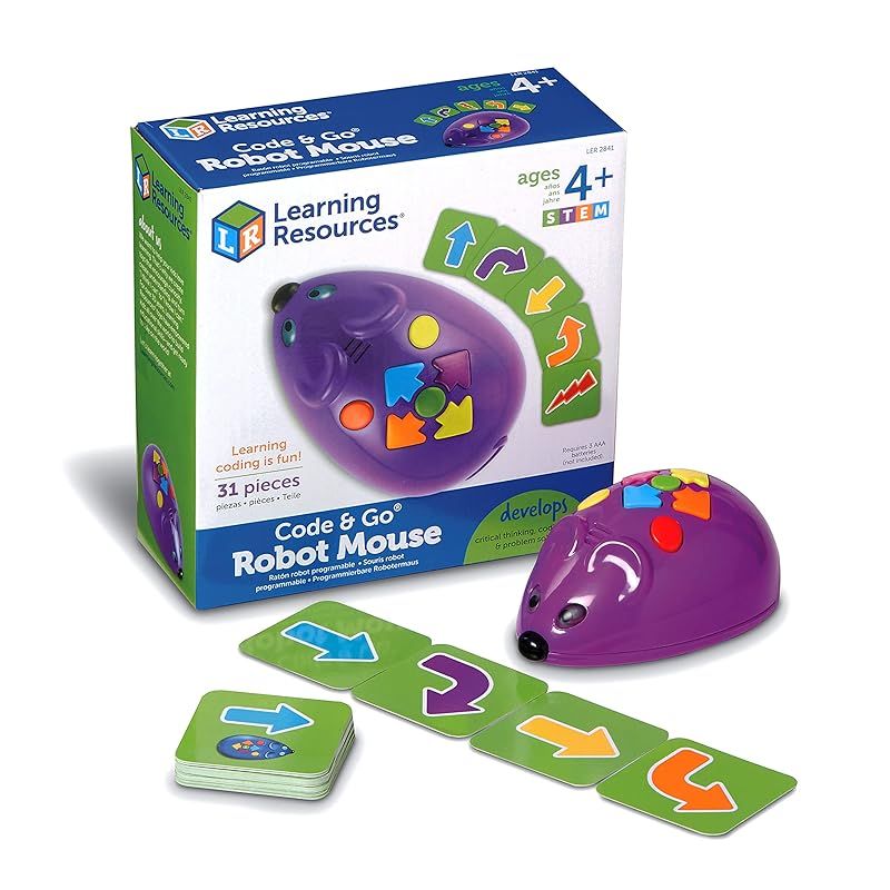 ラーニング リソーシズ Learning Resources 幼児向けプログラミング教材 プログラミングロボット ロボットマウス 単体パック LER2841