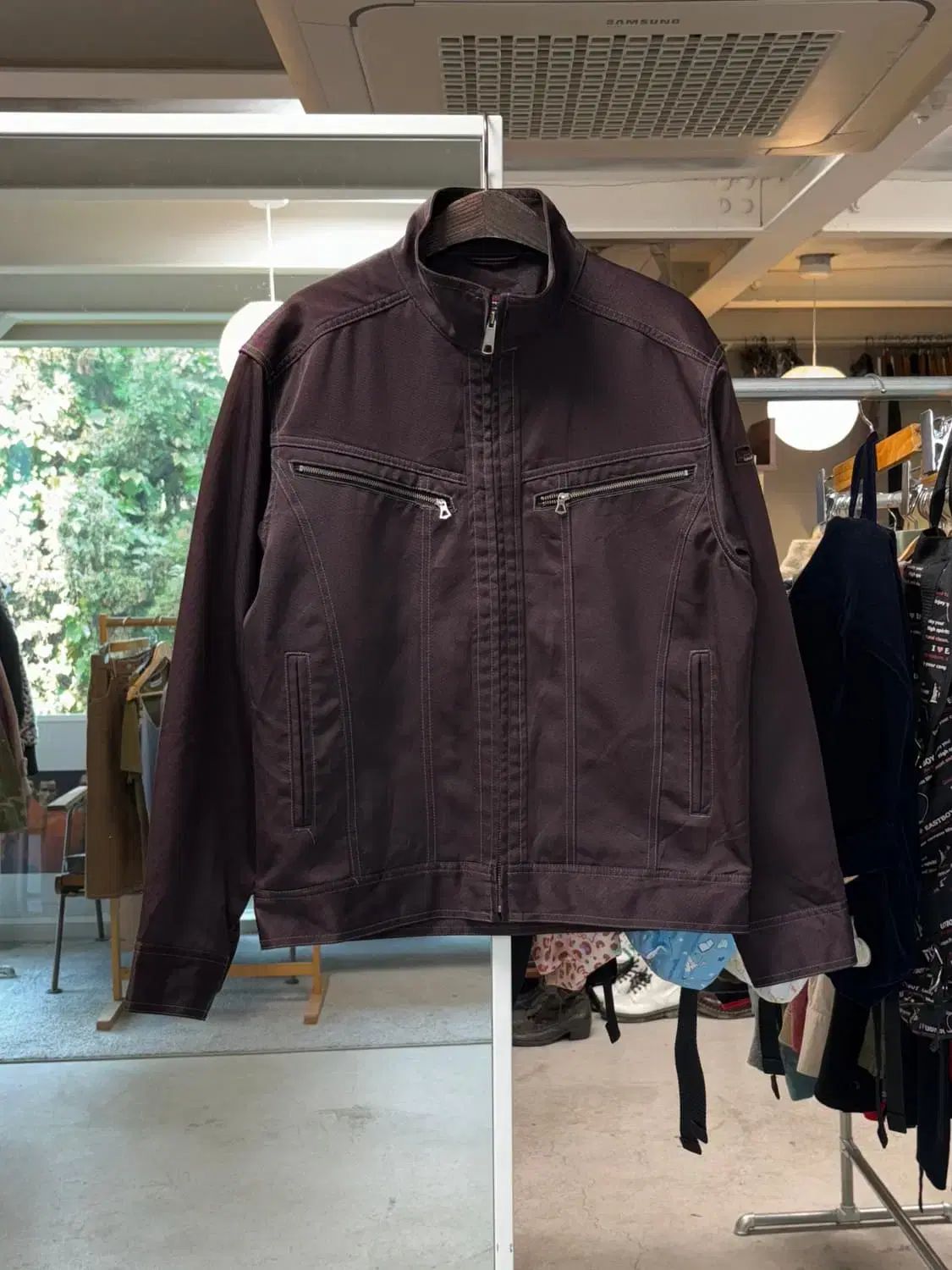 Cs club マルーン ワークジャケット