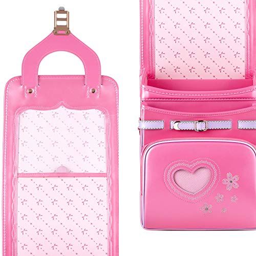 ランドセル女の子用 小学生通学カバン リュクスサクラモデル ツヤありパール生地 ローズゴールドメッキ金具 キラキラ360度反射機能 ギフトパッケージ 豪華 536cb836 WWW_OPDRERGINERDOGAN_COM