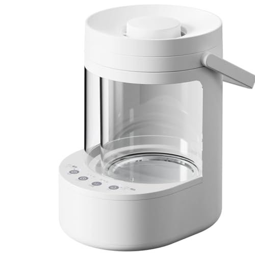 ガラスポット式スチーム加湿器 SKJ-RY30SKG タンク容量3L 加湿量640ml 上部給水式 エスケイジャパン 0b64606e