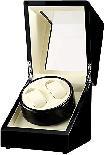 ワインディングマシーン ウォッチワインダー 腕時計 ワインダー 自動巻き時計ワインディングマシーン マブチモーター 腕時計自動巻き上げ機 腕時計収納ケース 鏡面仕上 ブラック-113BW 34896d10