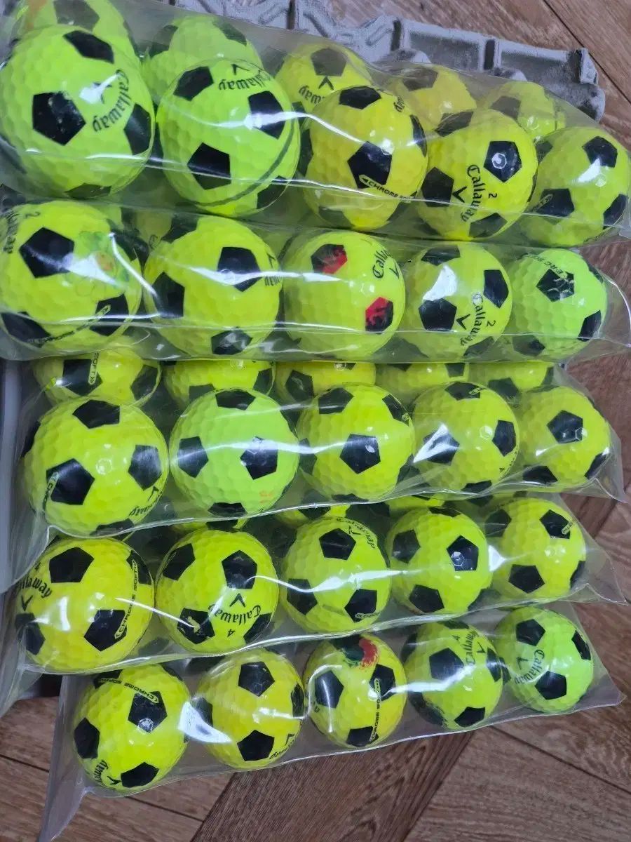 キャロウェイ クロムソフト サッカーボール ゴルフボール