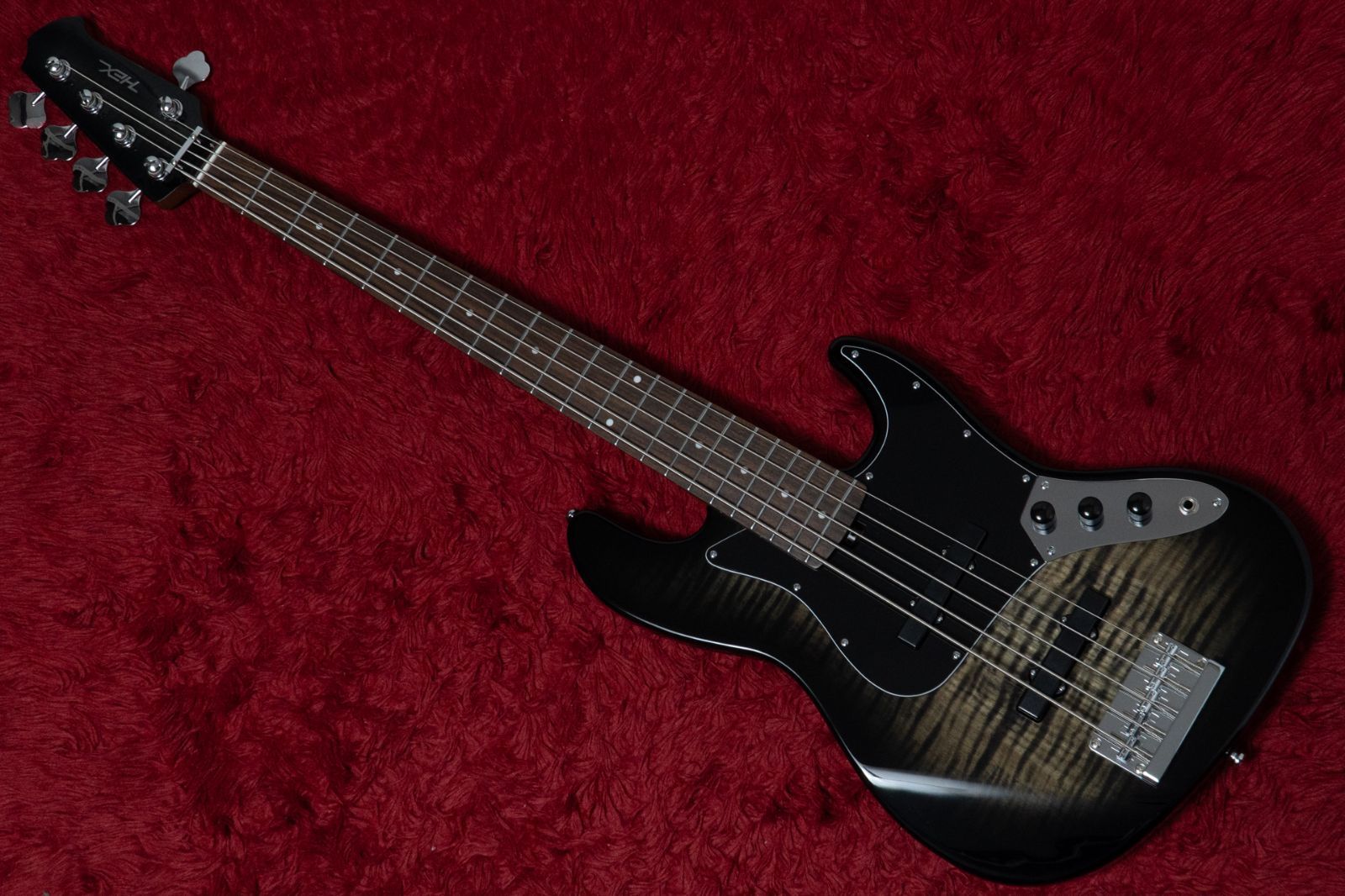 HEX Guitars B 375 Tranceparent Black Burst 4 455 kg GIB横浜