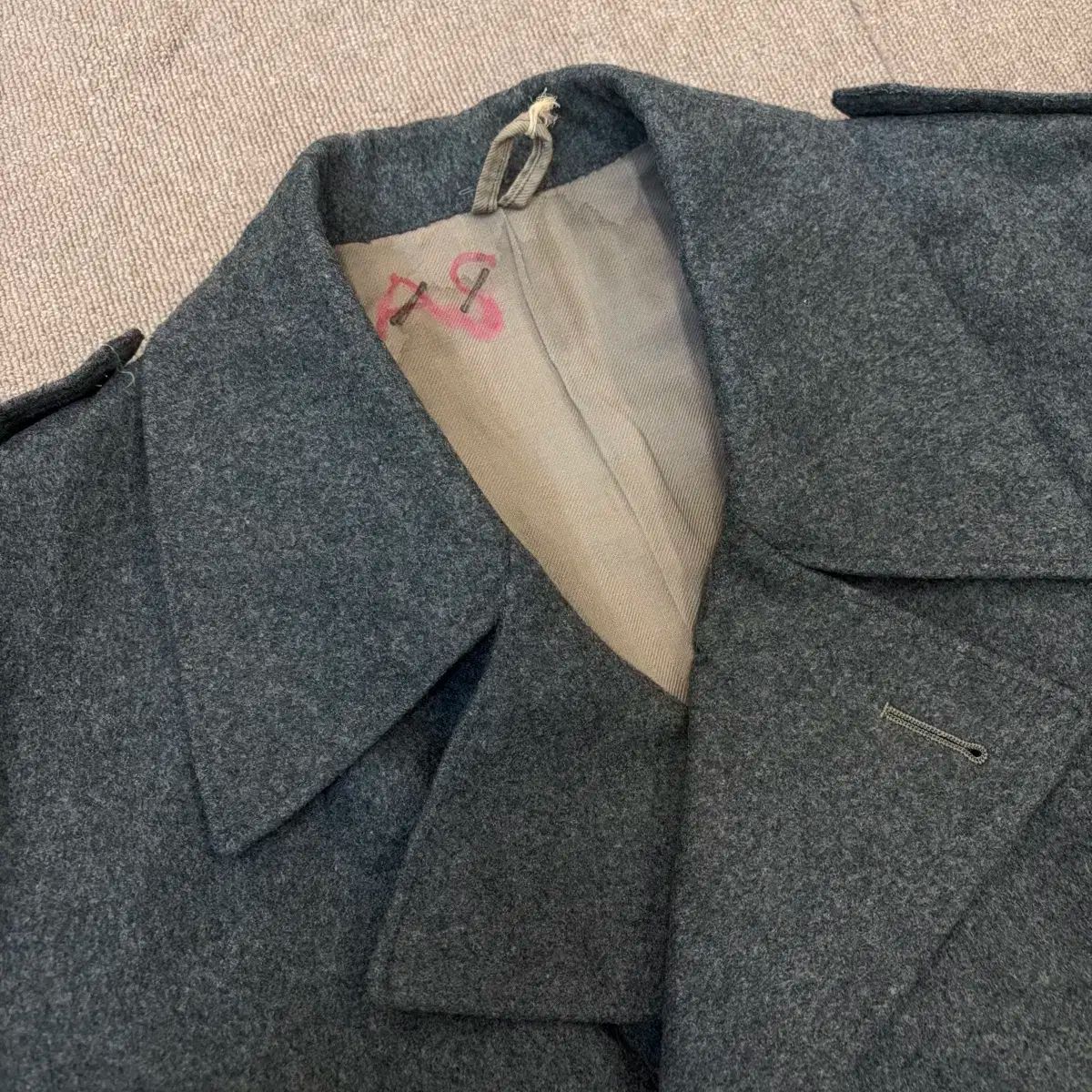 50s CGG001 swiss army スイス軍 ミリタリー ウール コート