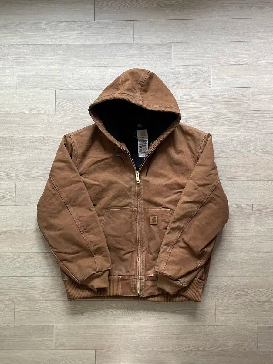 L Carhartt カーハート j130 BRN ブラウン アクティブ ジャケット サンドストーン