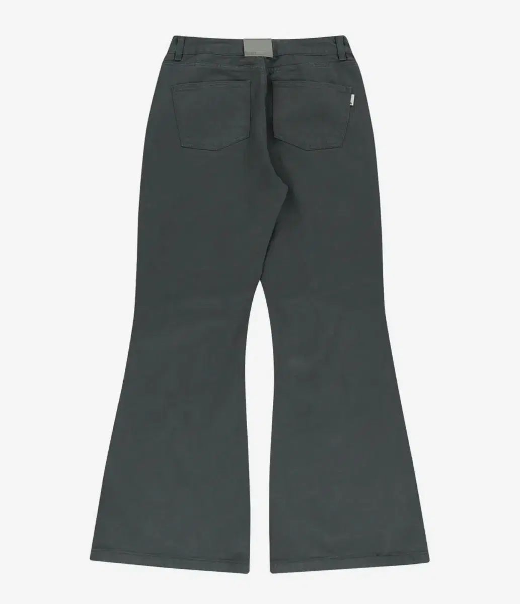  ニアノー ブーツカットパンツ チャコール LACE-UP BOOT CUT PANTS その他 デニム ジーンズ