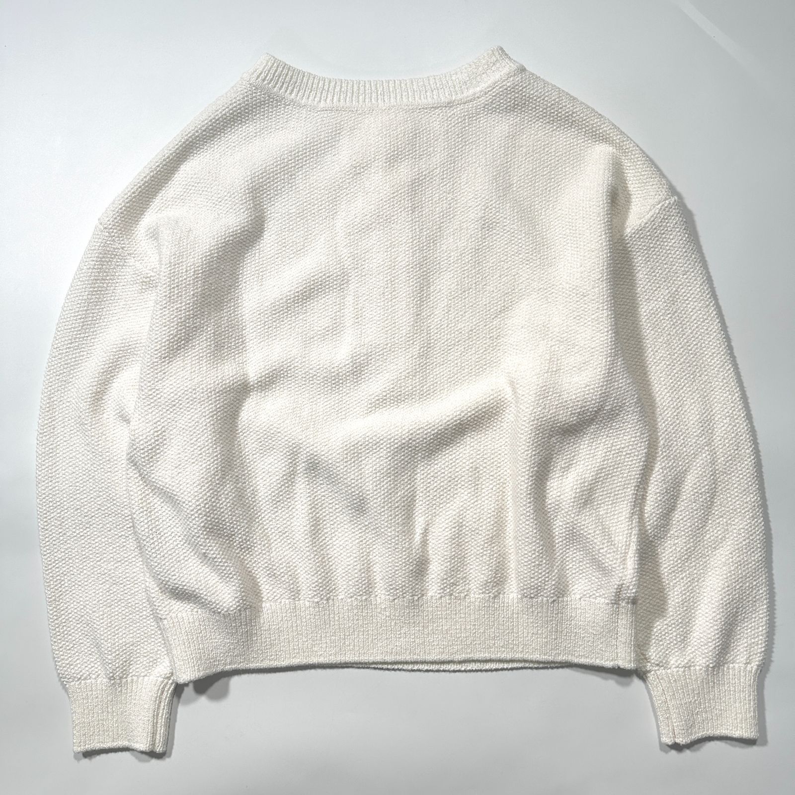 FRAMeWORK フレームワーク カノコ2WAYヘンリーニット ホワイト 24-080