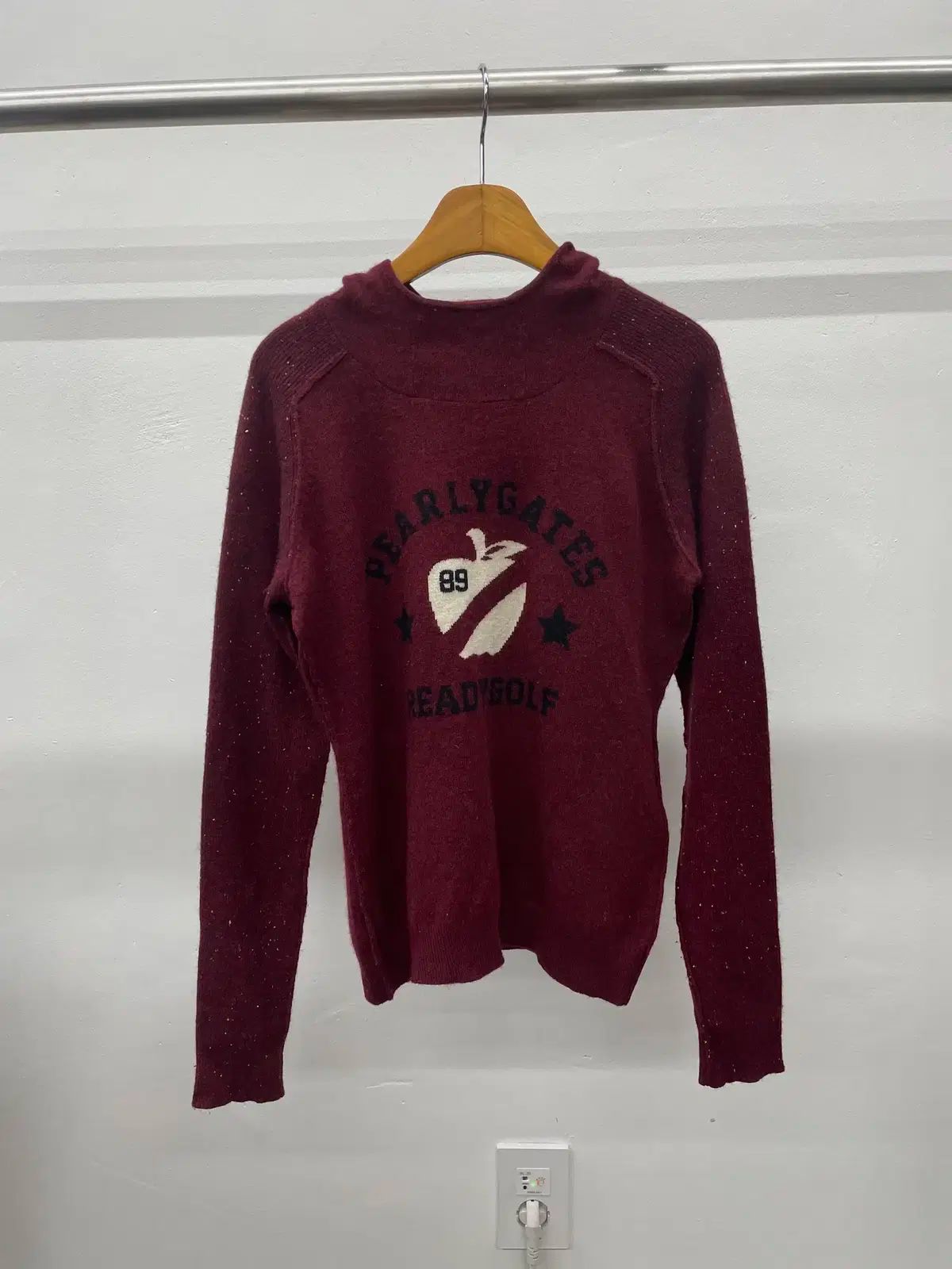 レディース PEARLY GATES パーリーゲイツ ゴルフ カシミア フード ニット 1サイズ