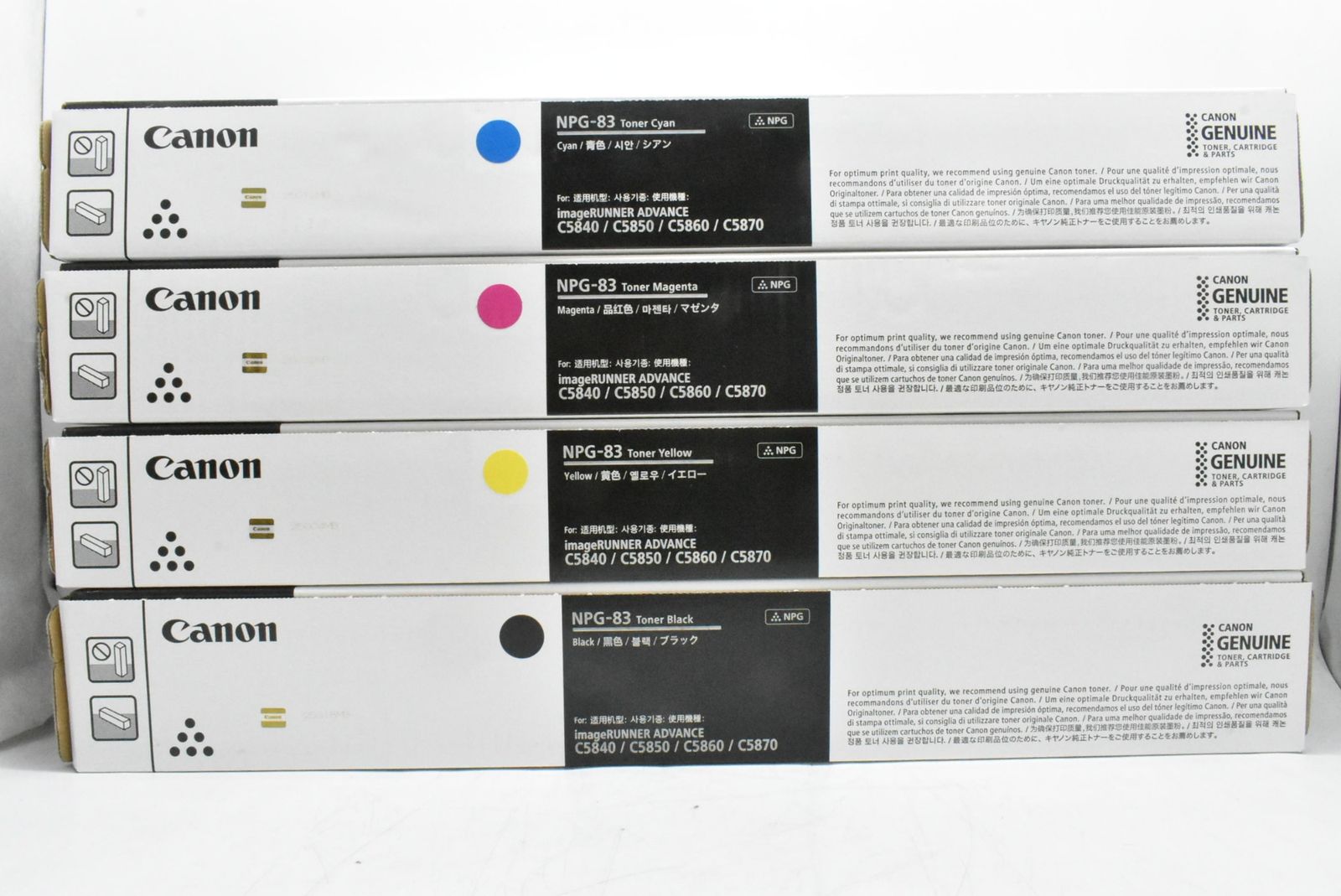 CANON 純正 トナー NPG-83 4色 シアン マゼンタ イエロー ブラック キャノン ITEB3MA0GQ8O-D-N45-byebye