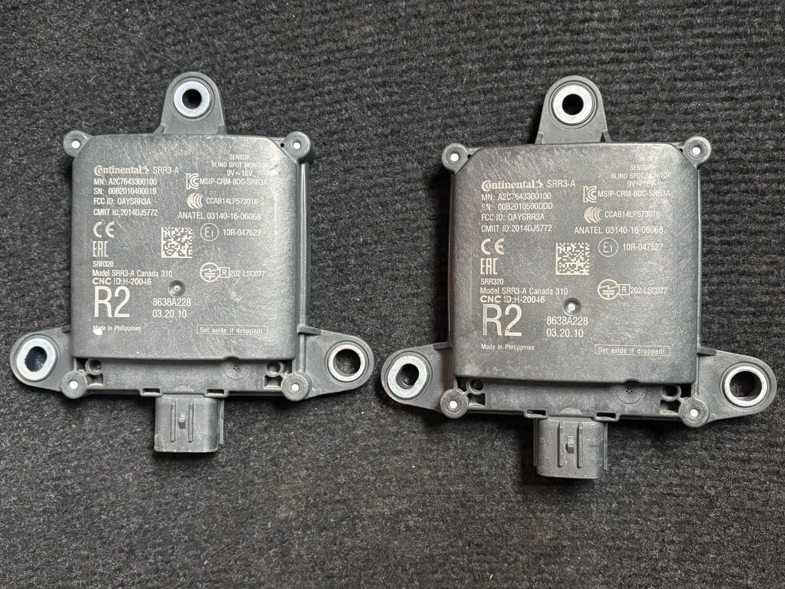 アウトランダー PHEV (GG3W)ブラインドスポットモニター センサー BSM ソナー 左右2個セット 8638A228 