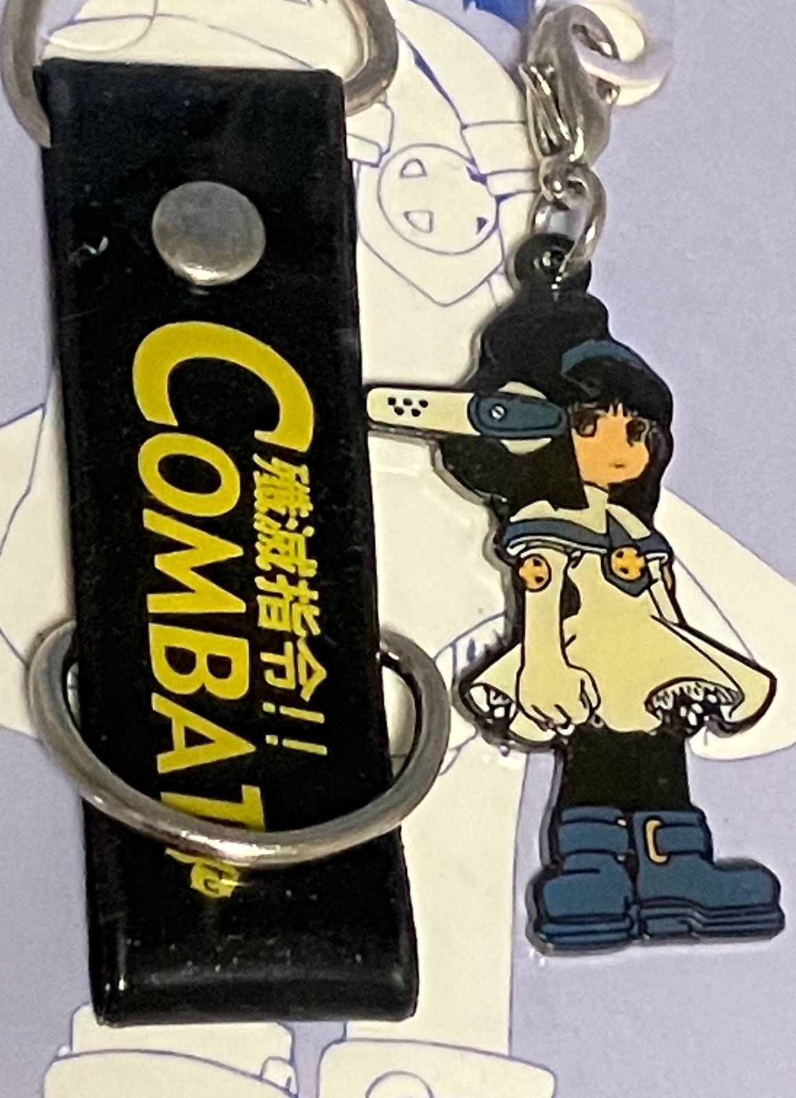 e◻︎一撃殺虫 ホイホイさん◻︎ コンバットさん ケータイストラップ メタルキーホルダー