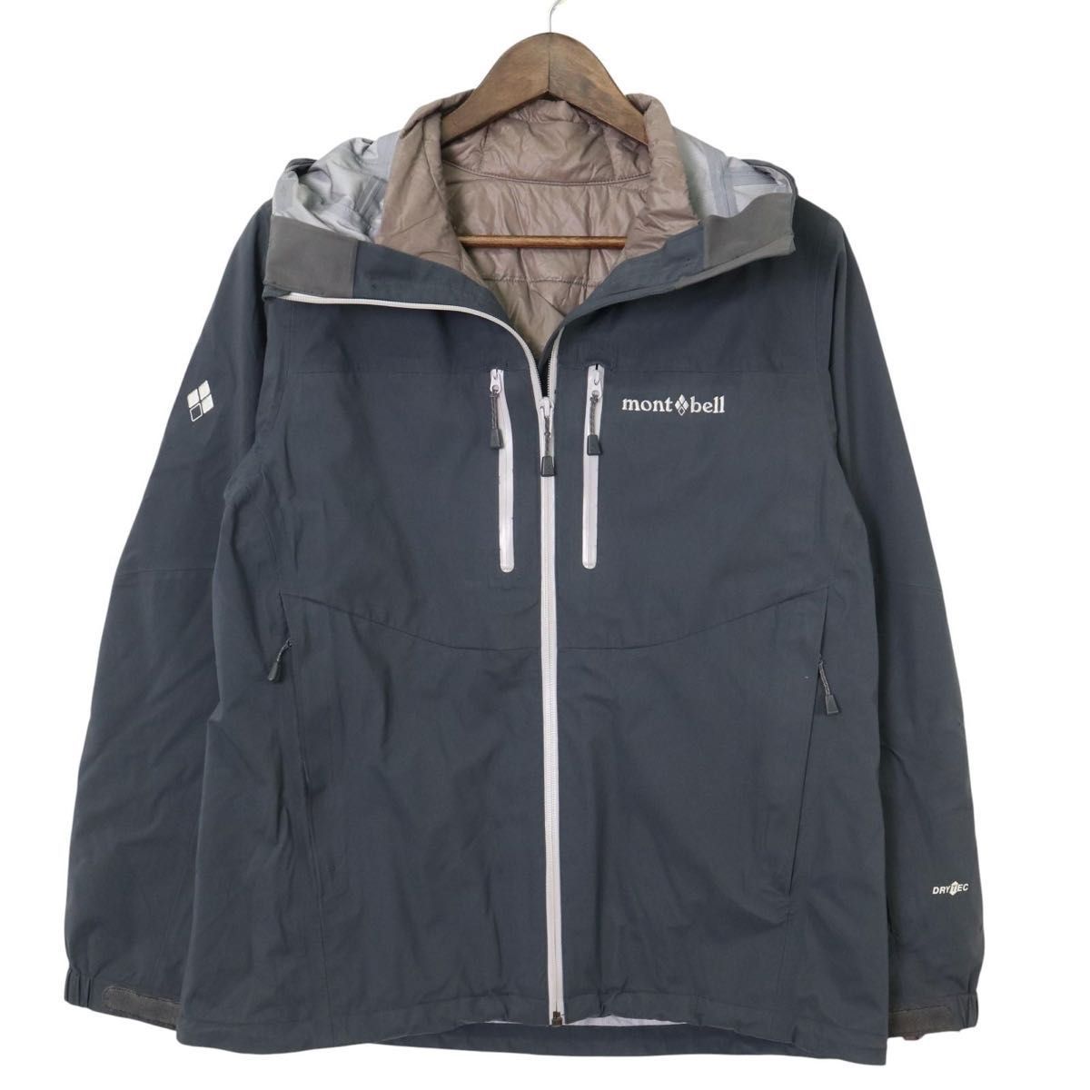 mont-bell モンベル 3in1 フォールラインパーカ L DRY-TEC マウンテンパーカー アウトドア 登山トレッキング